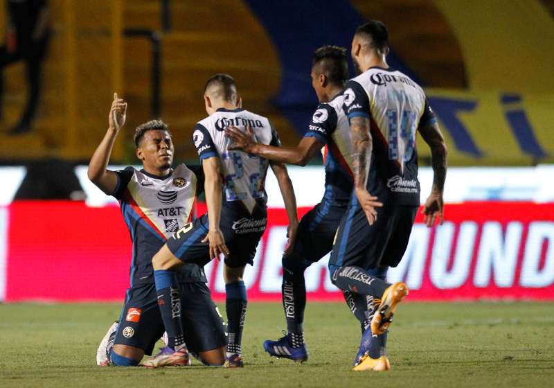 América en festejo de gol