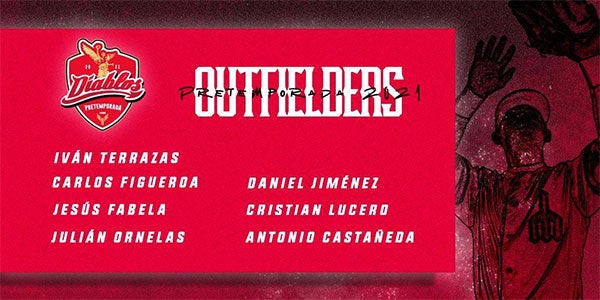 Los outfielders escarlatas 