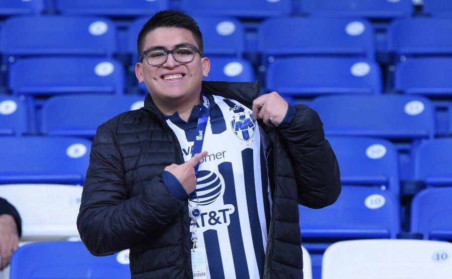 Afición de Rayados en el Estadio BBVA