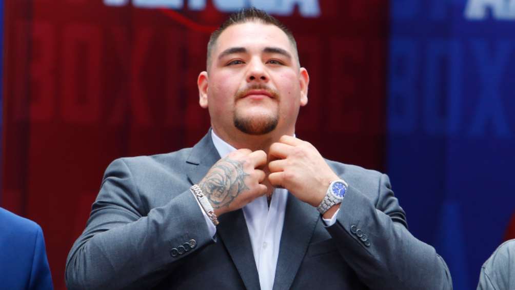 Andy Ruiz en conferencia prensa