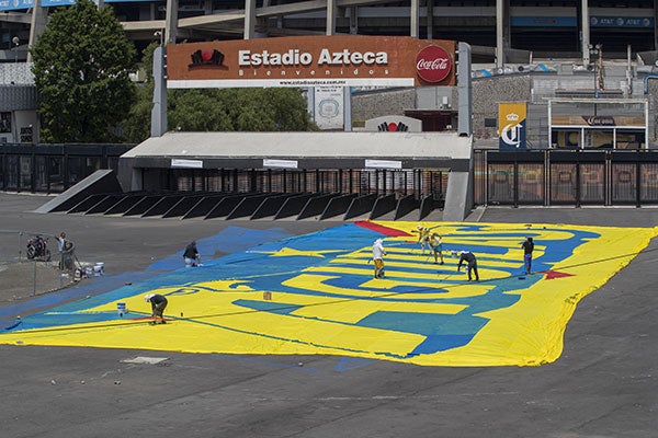 Los seguidores de América usaron la explanada del Azteca 