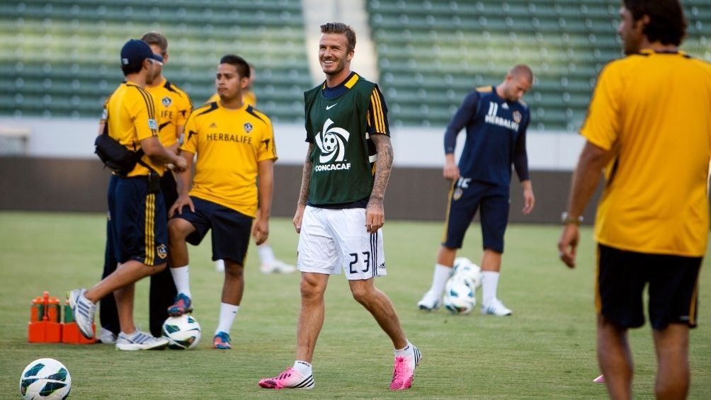 Beckham en su paso por el Galaxy