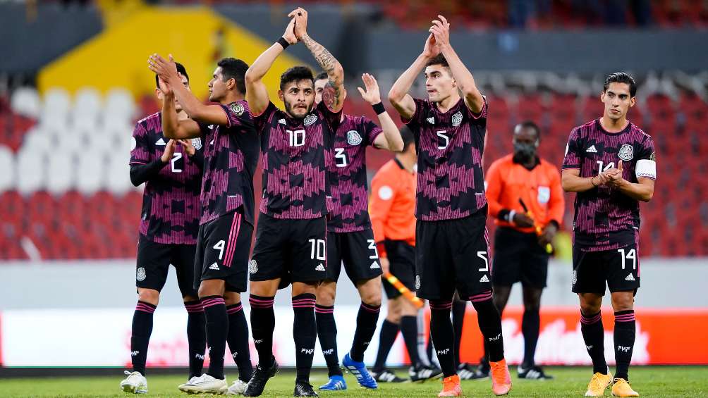 México en celebración de gol