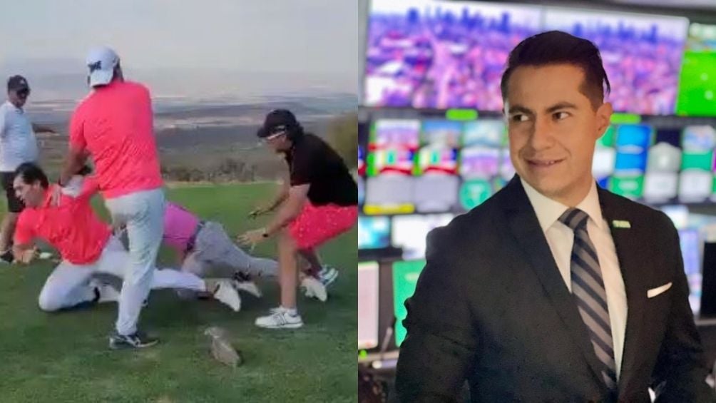 Leo Riaño narró pelea en campo de Golf