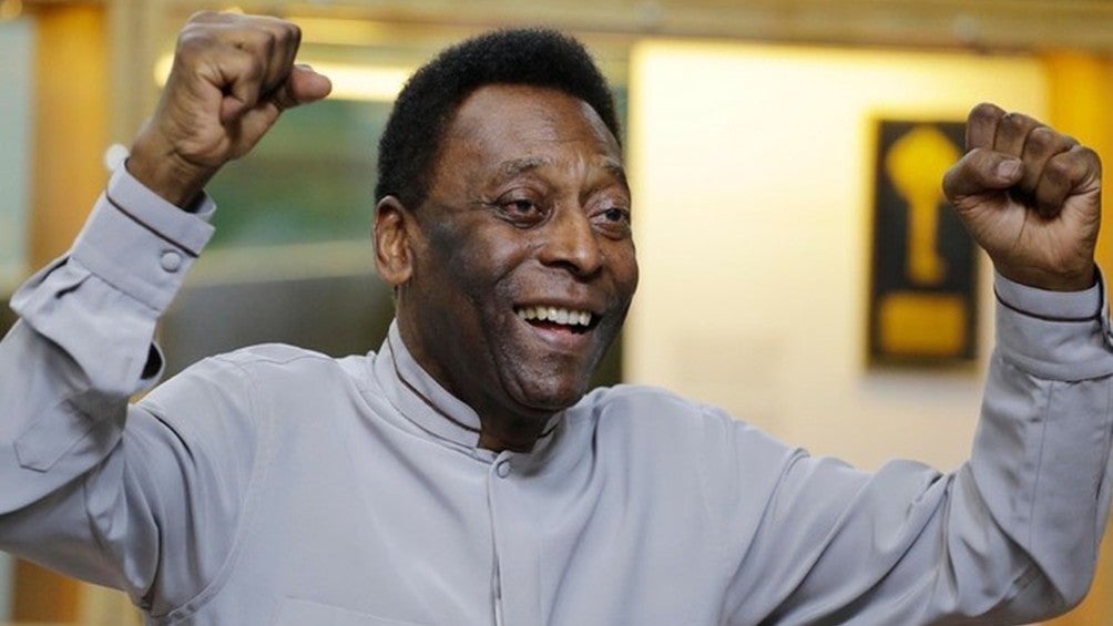 'Pelé', feliz en una entrevista