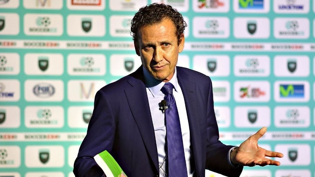 Jorge Valdano durante un evento 