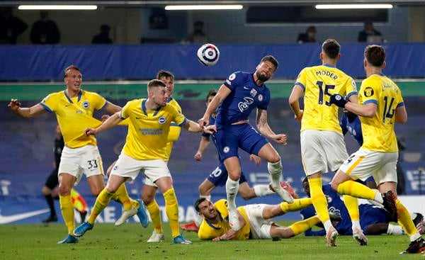 Acciones entre el Chelsea y Brighton