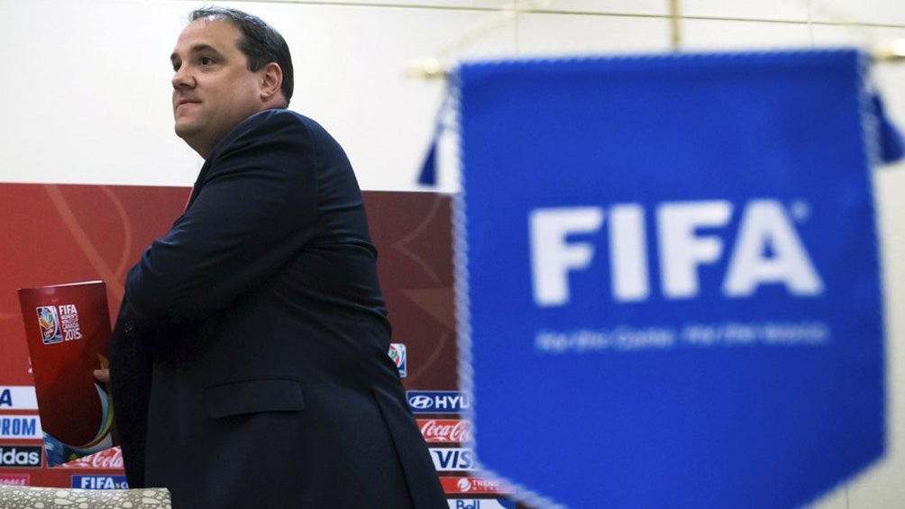 Victor Montagliani en un evento de FIFA