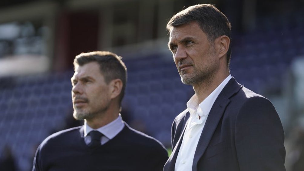 Paolo Maldini, director del área deportiva del Milan