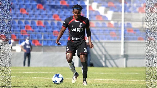 Joao Maleck en un partido con Deportivo Cafessa 