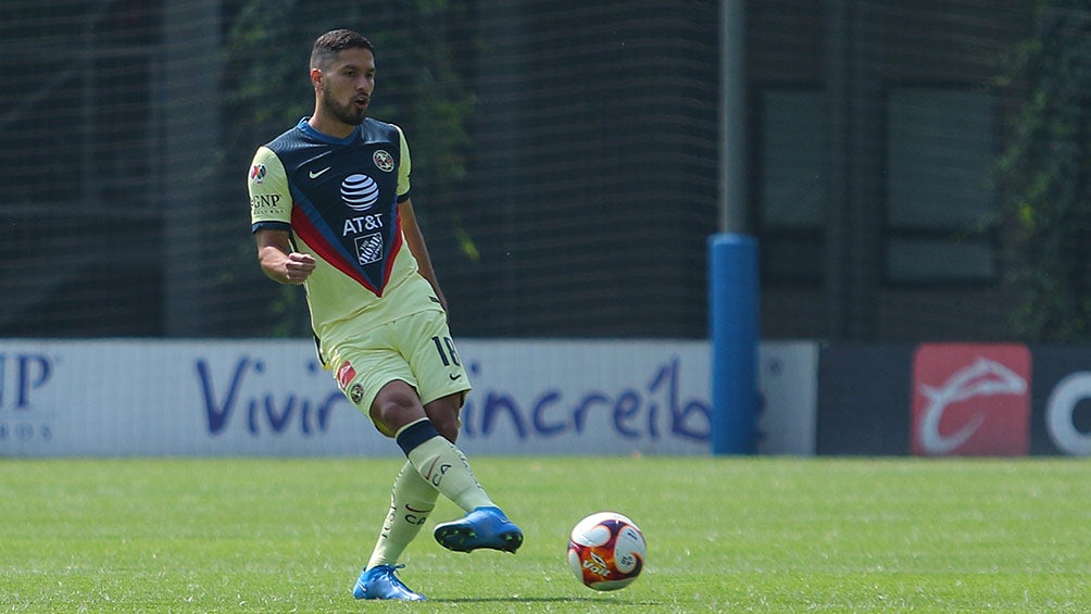 Bruno Valdez en un partido con la Sub 20 de América