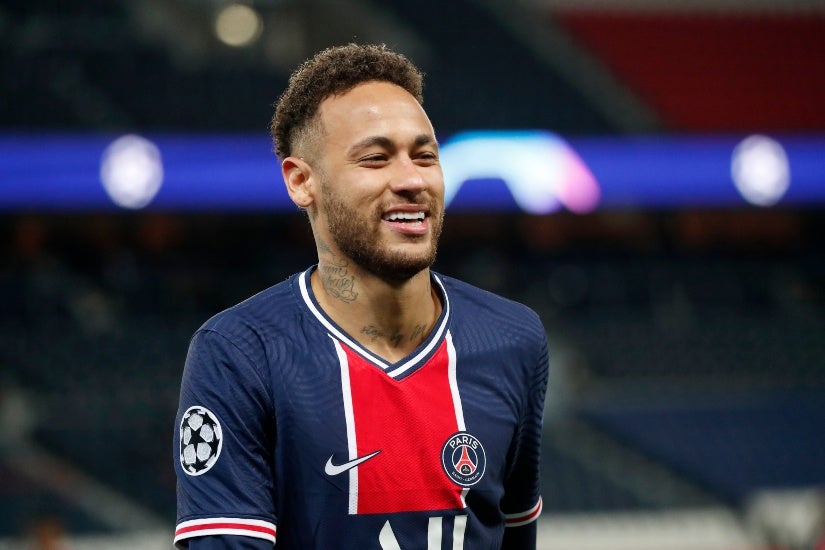 Neymar en un partido del PSG