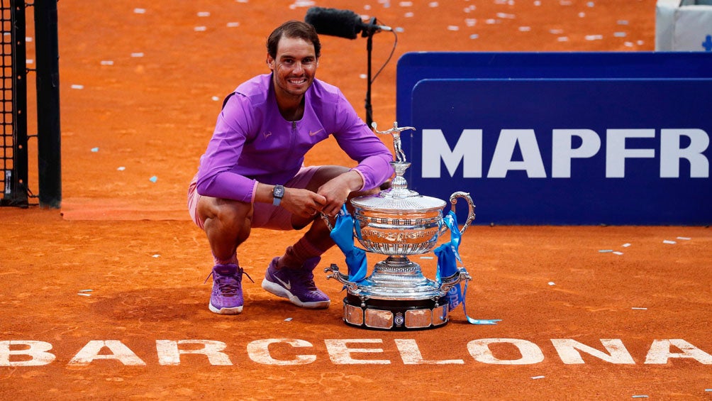 Nadal sonríe tras ganar el Barcelona Open