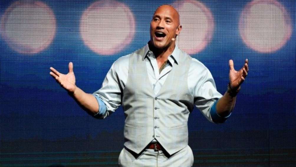 The Rock en presentación