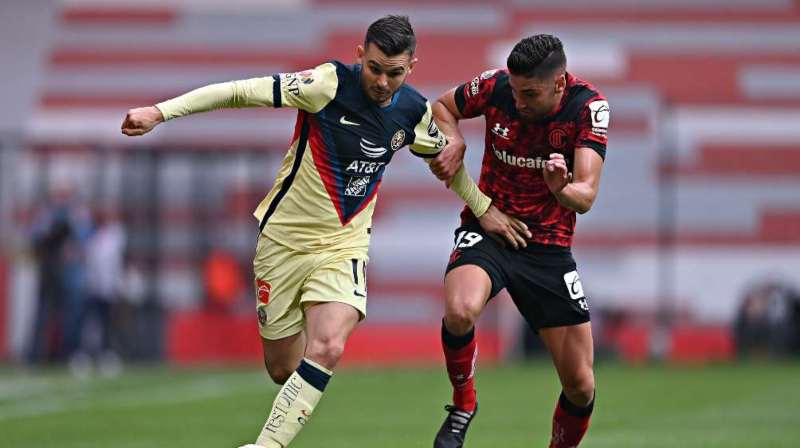 Toluca y América en partido 