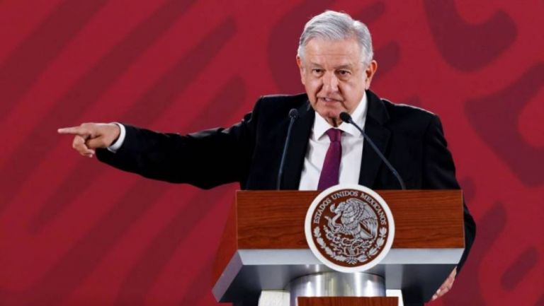 Andrés Manuel López Obrador en conferencia de prensa