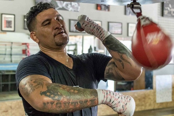 Chris Arreola en entrenamiento