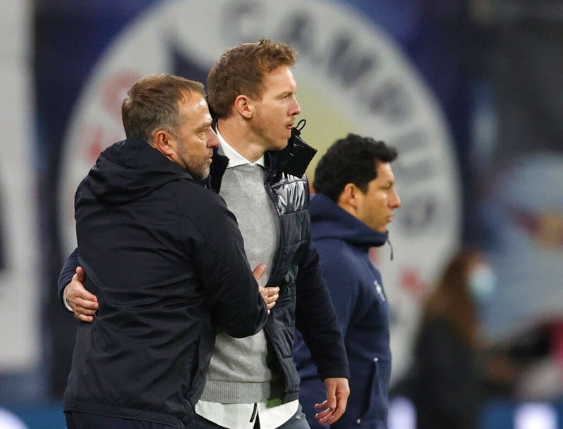 Julian Nagelsmann, en un partido del club alemán