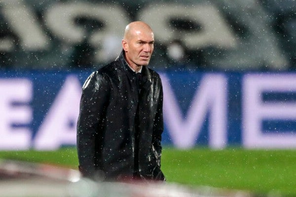 Zinedine Zidane durante partido