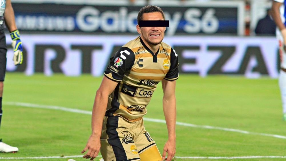 Freddy Martín en un partido con los Dorados de Sinaloa