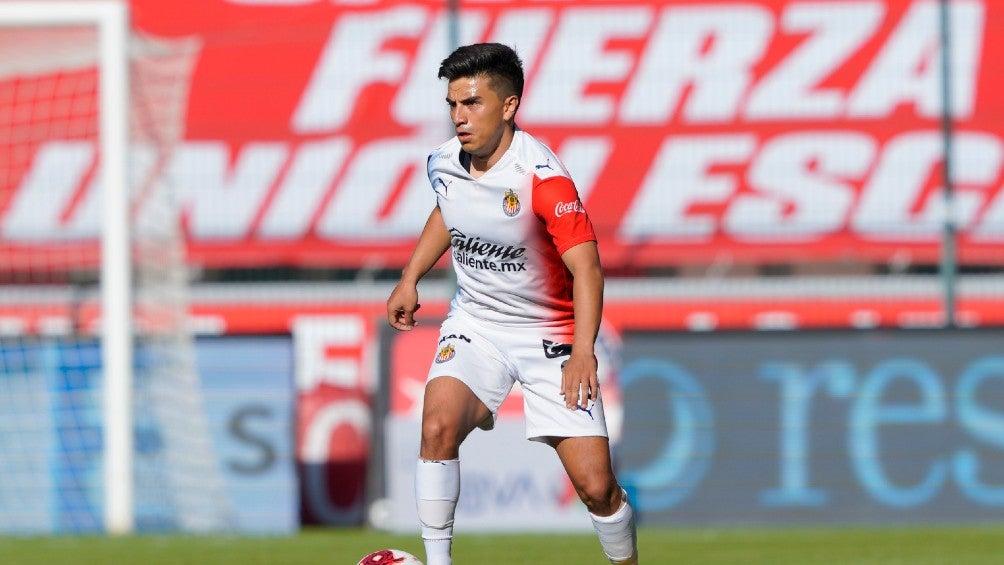 Fernando Beltrán durante un partido con Chivas