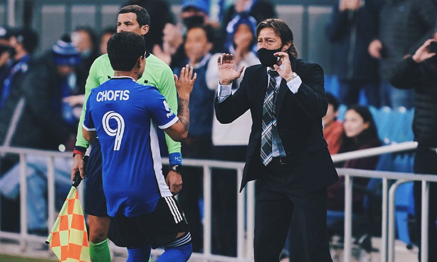 López y Matías Almeyda en juego del San José Earthquakes