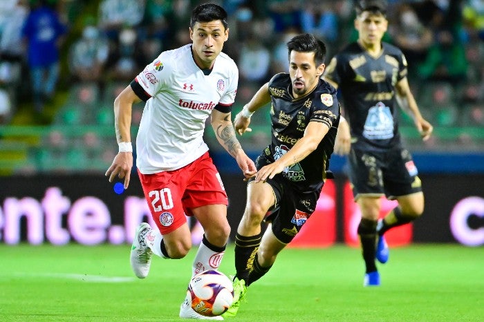 Navarro y Baeza en el último León vs Toluca