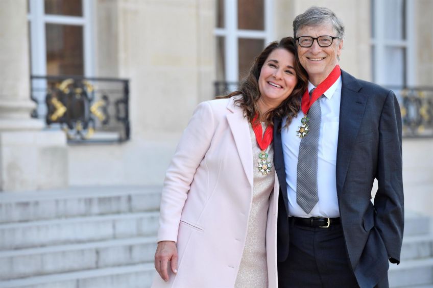 Melinda y Bill Gates en un evento