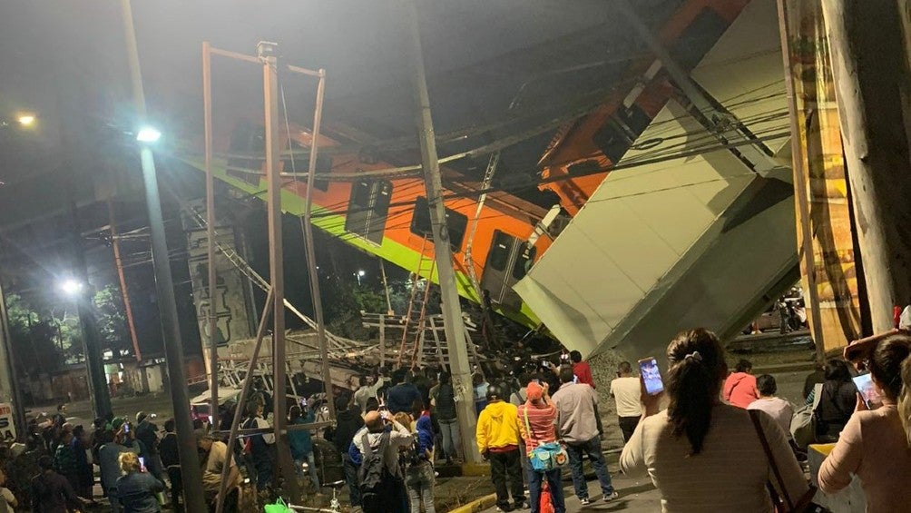 Metro CDMX Vag n de la L nea 12 cay tras desplome de 