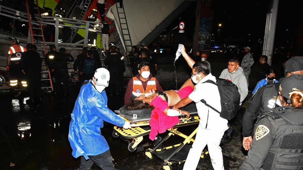 Usuaria del metro afectada tras accidente en L12