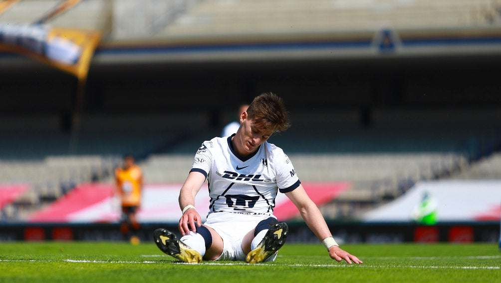 Facundo Waller en lamento con Pumas