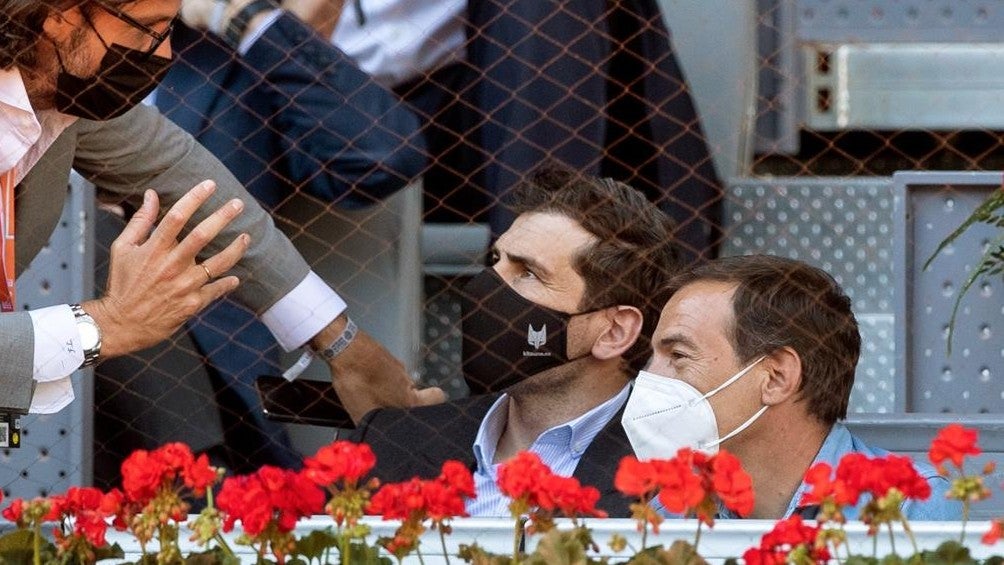 Iker Casillas en el Mutua Madrid Open 