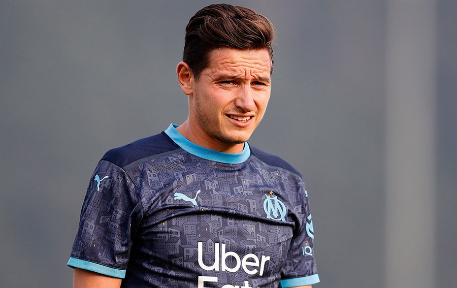 Florian Thauvin en partido del Olympique de Marsella