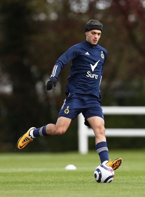 Jiménez en un entrenamiento 