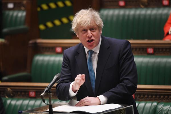 El primer ministro británico, Boris Johnson