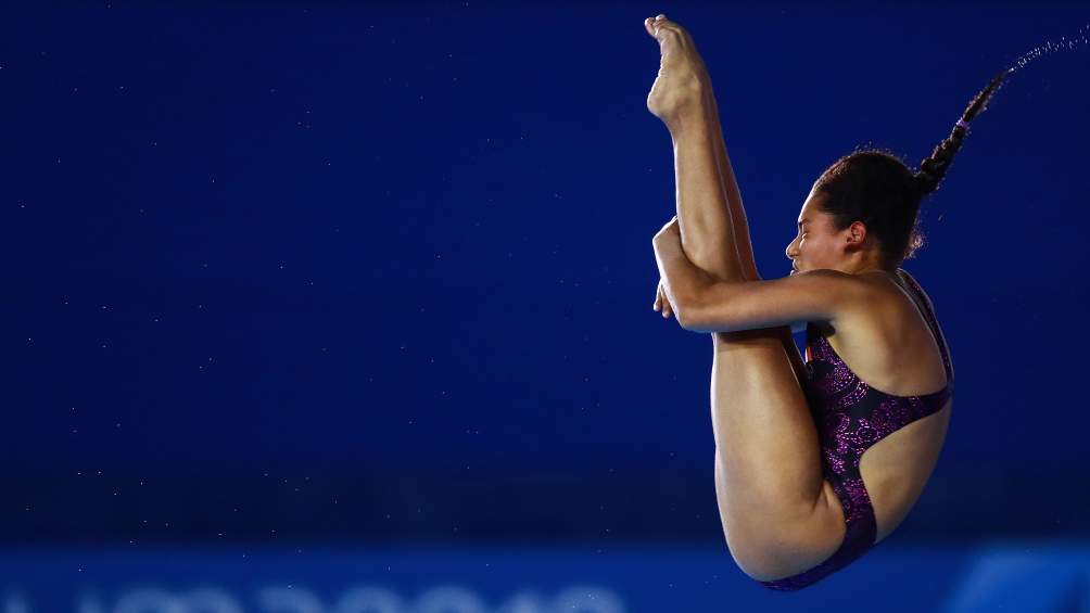 Gabriela Agúndez en competición