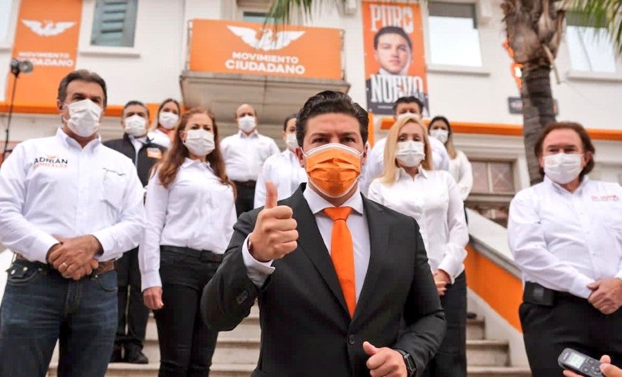 Samuel García, durante una campaña