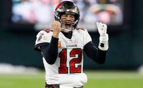 Brady celebra un TD de Tampa Bay