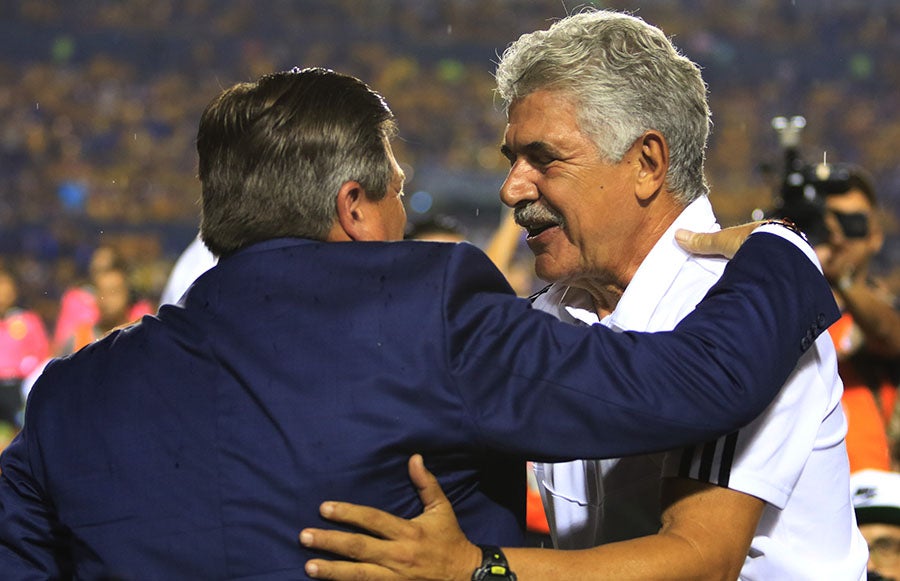 Herrera con Ricardo Ferretti