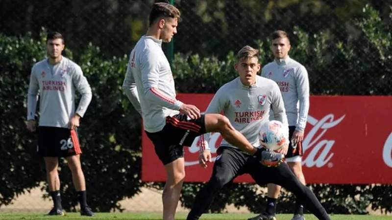 River Plate en entrenamiento