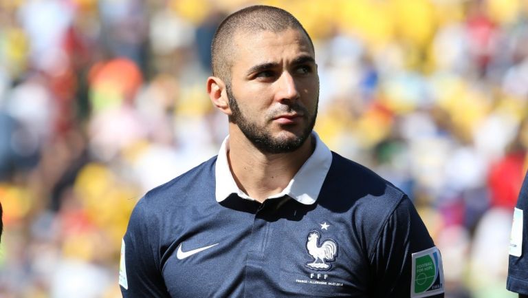 Karim Benzema con la selección francesa