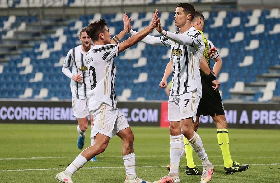 El portugués tras marcar ante Sassuolo 