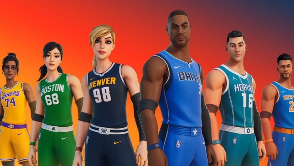 Los uniformes de la NBA dentro de Fortnite