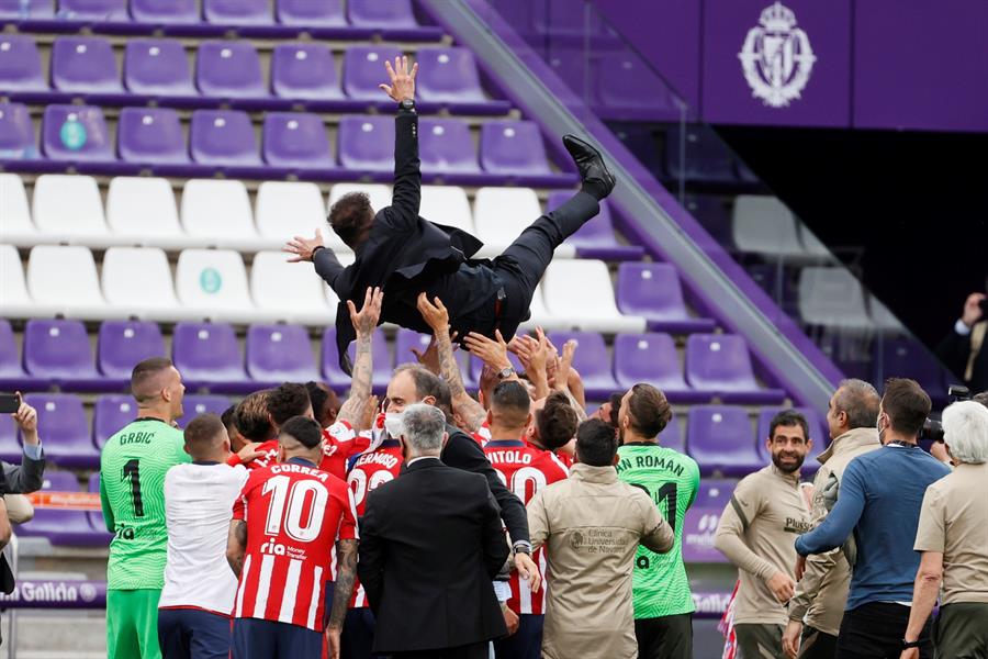 Diego Simeone tras ganar LaLiga