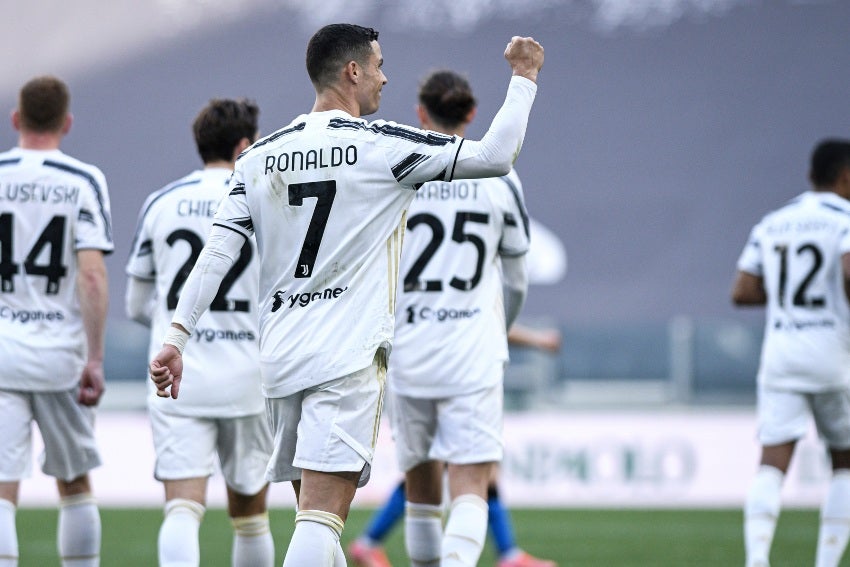 Cristiano Ronaldo durante un partido de la Juventus