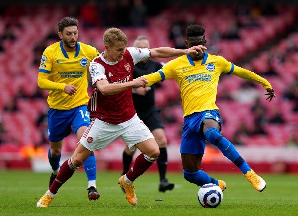 Martin Odegaard en acción 