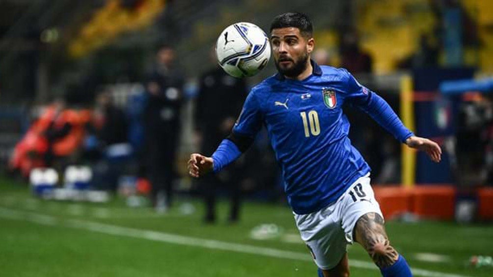 Lorenzo Insigne, en juego con Italia