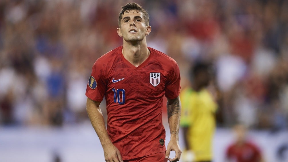 Christian Pulisic en acción con Estados Unidos