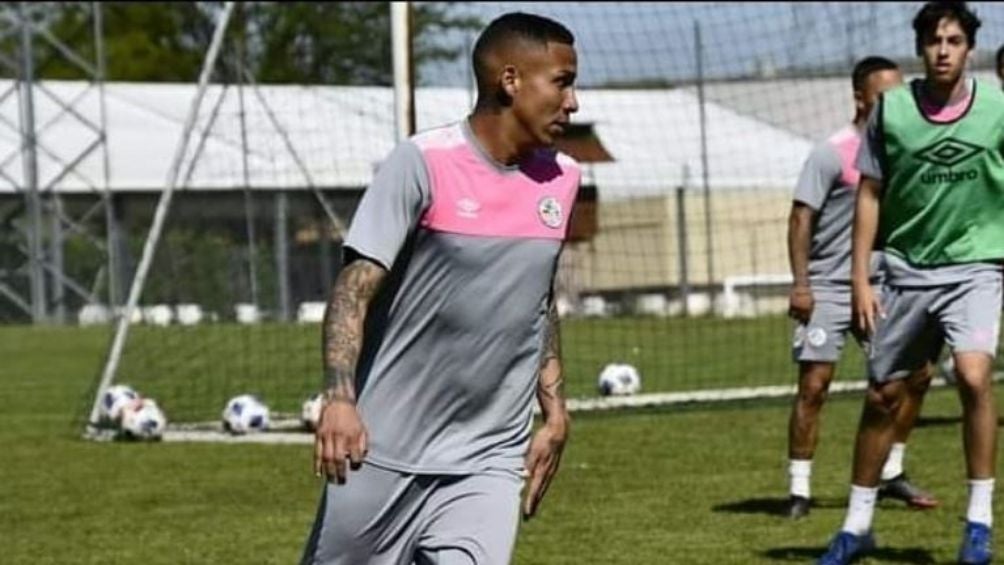 Chávez en un entrenamiento del Salamanca 