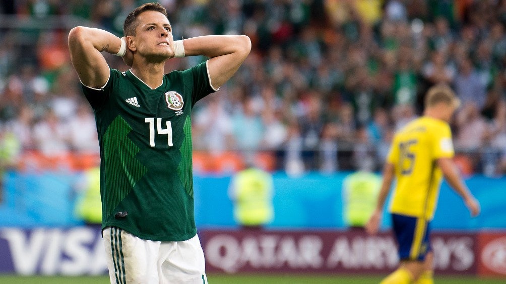 Chicharito Hernández en lamento con México